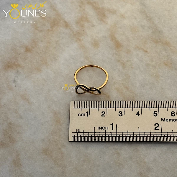 انگشتر طلا مینیمال بینهایت